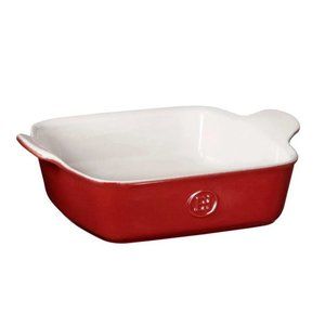 Emile Henry France Vintage Red Square Baking Dish 9 x 9"